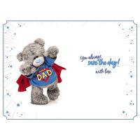 Super Dad 3D Holographic Me to You Bear Father's Day Card Extra Image 1 Preview